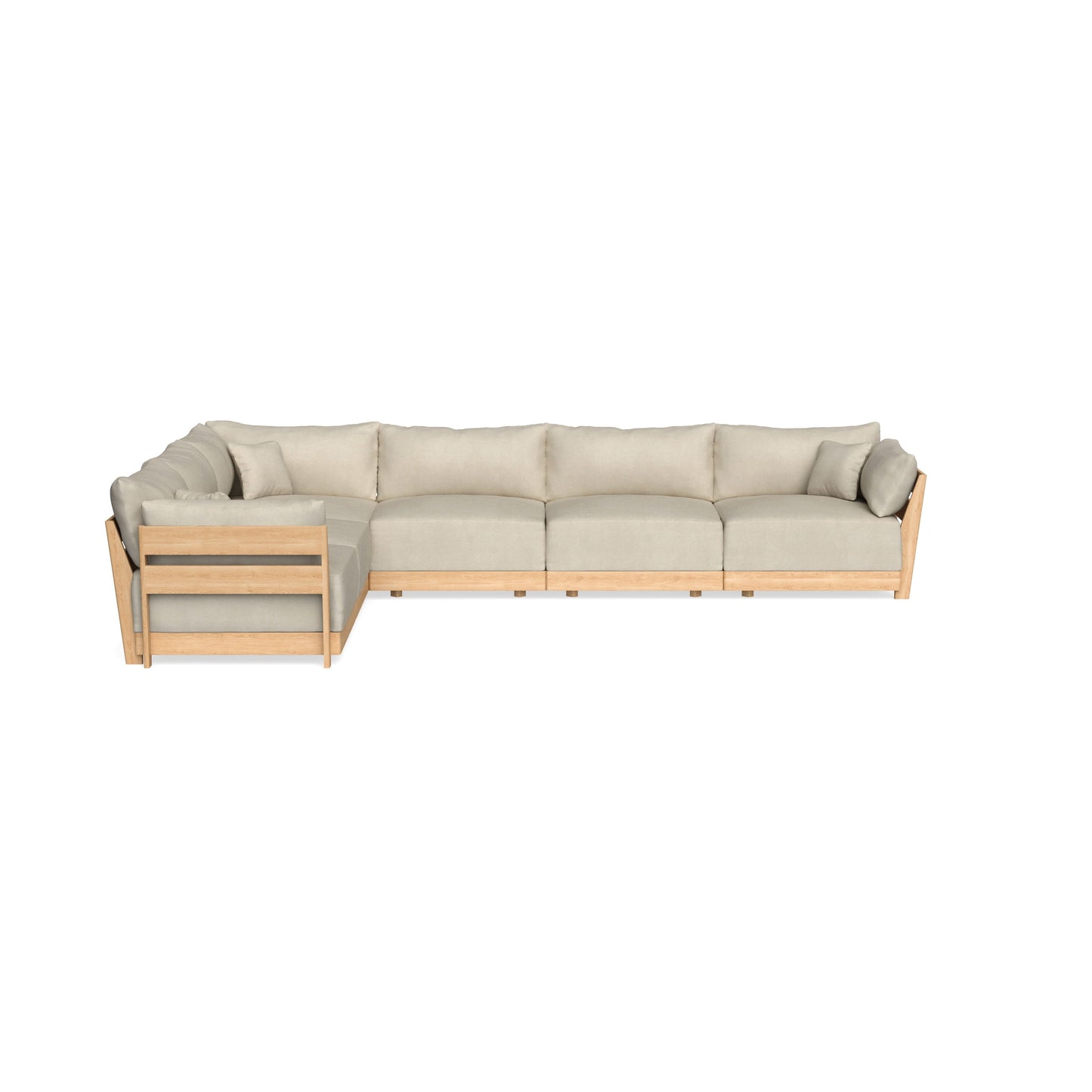 Slipcover Only - Modular Bondi 6-Seater Corner Sectional in Almond