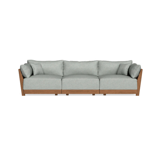 Modular Bondi Espresso 3-Seater Sofa in Spa | Memory Foam Blend