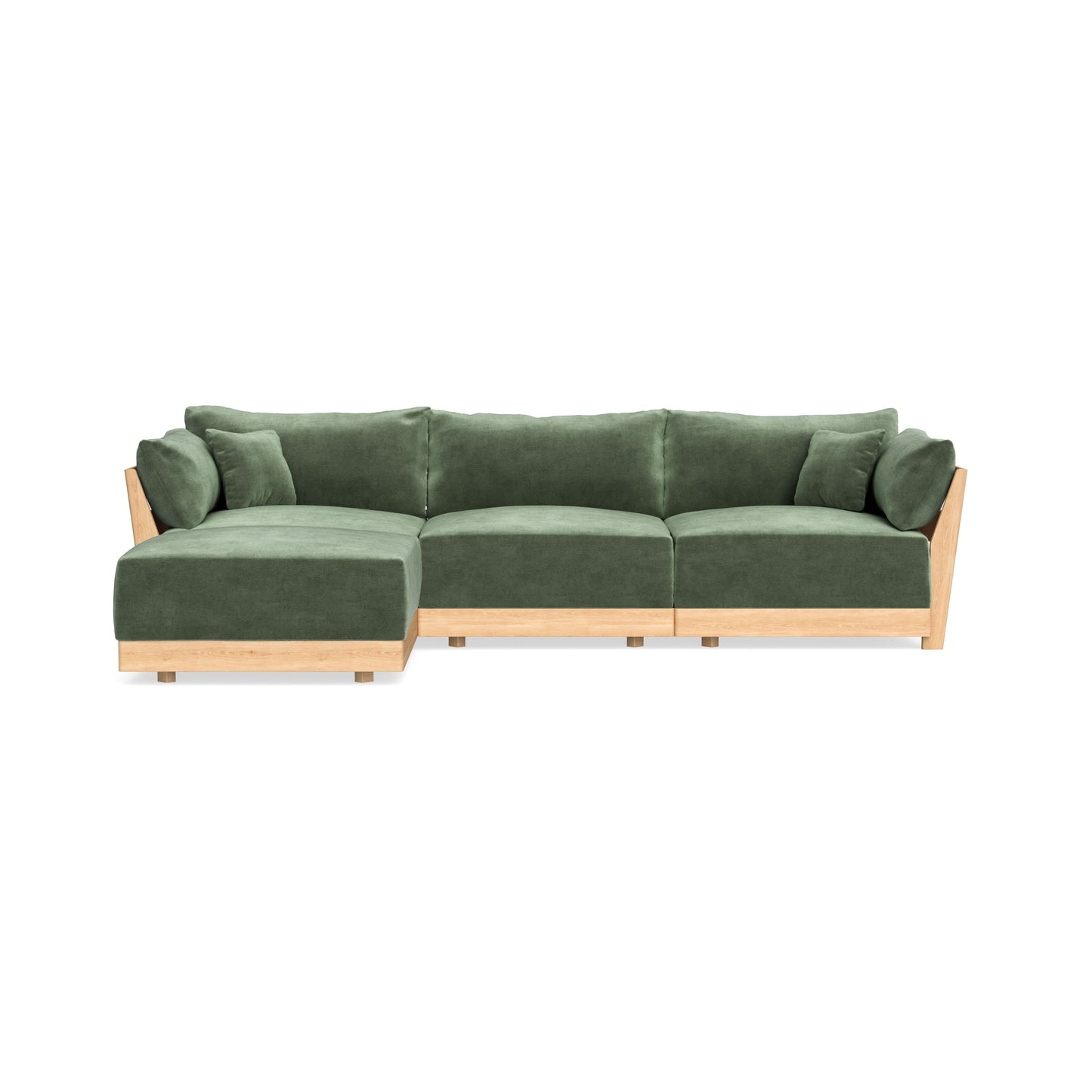 Slipcover Only - Modular Bondi 3-Seater Sectional in Rosemary