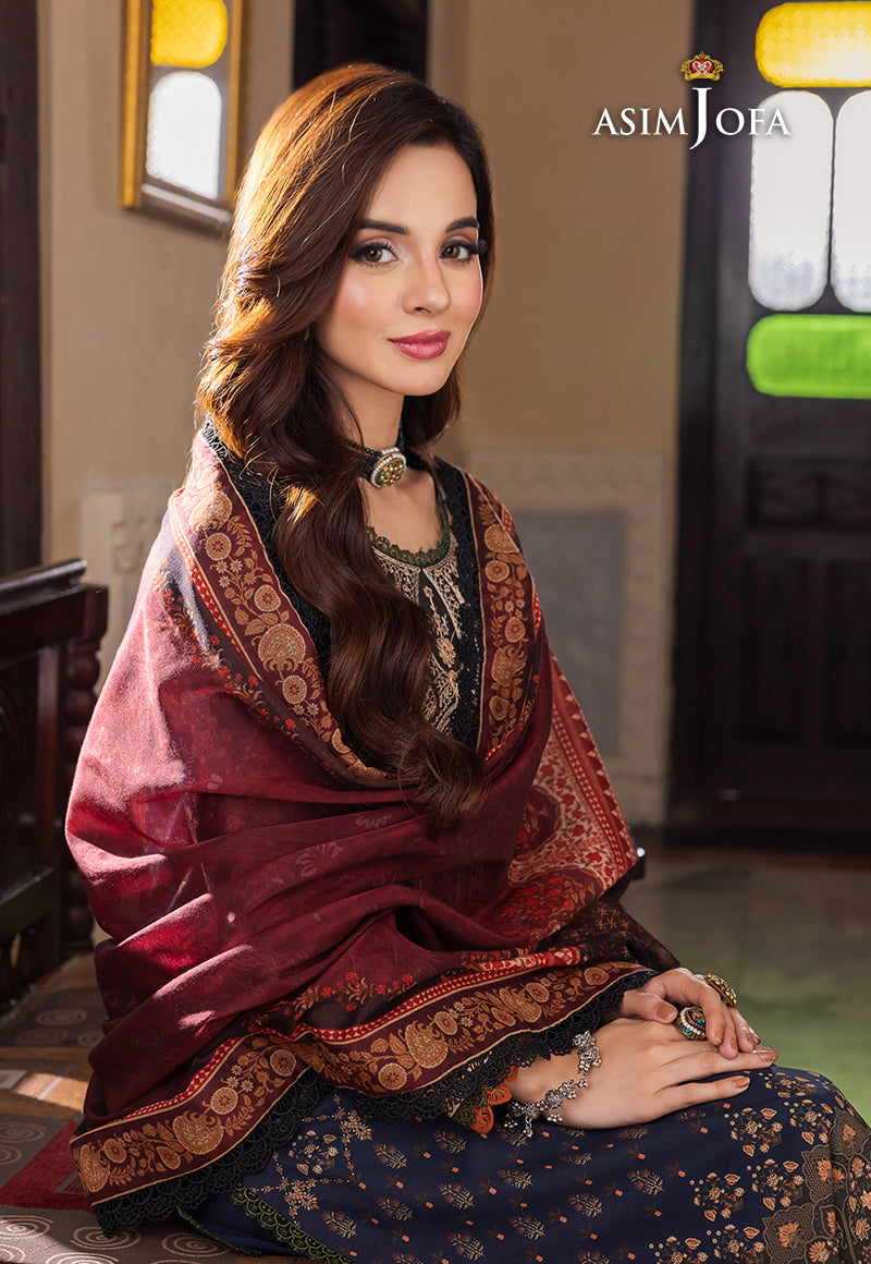 AJRW-25 EMBROIDERED PREMIUM WINTER COTTON 3 PCS