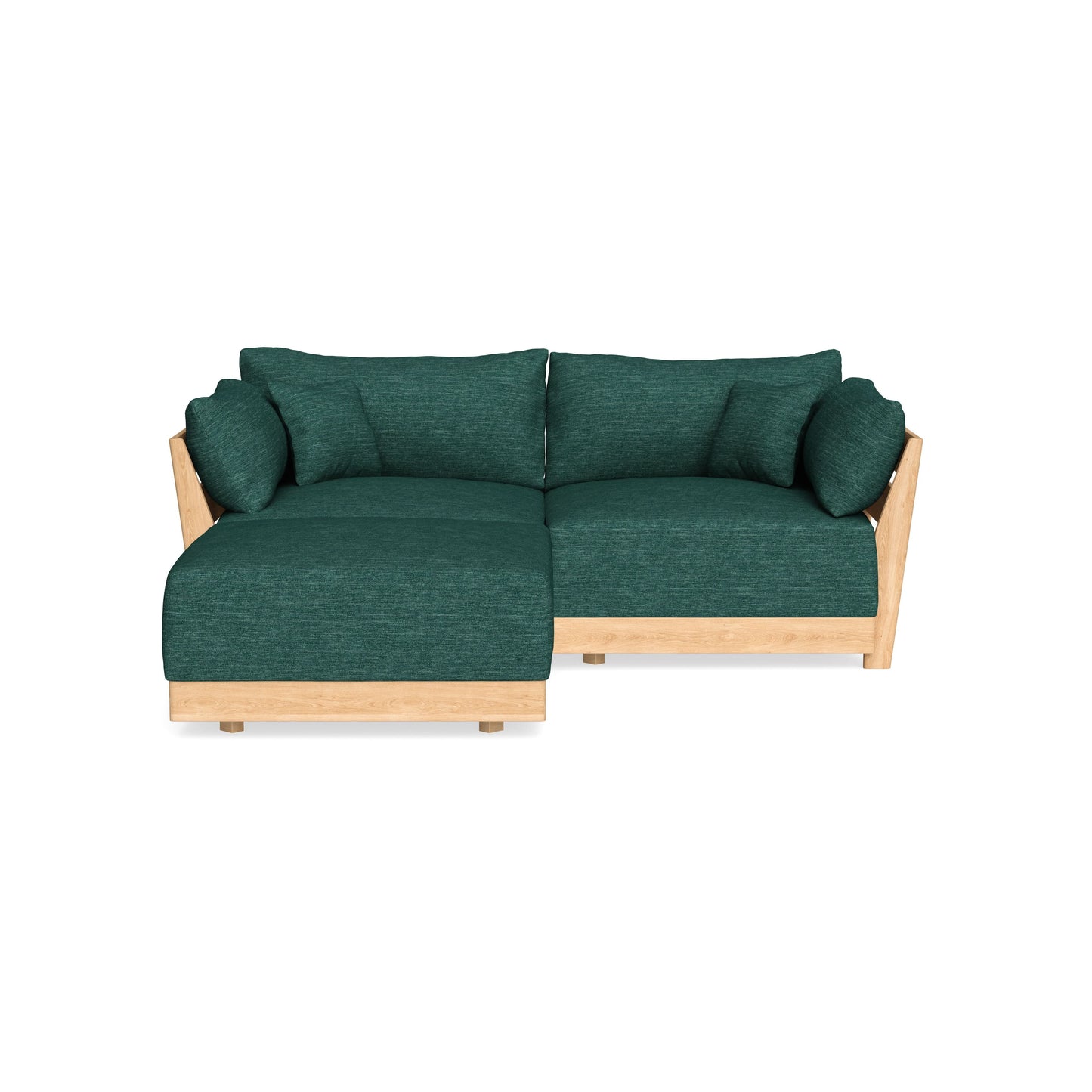Slipcover Only - Modular Bondi 2-Seater Sectional in Forest Green