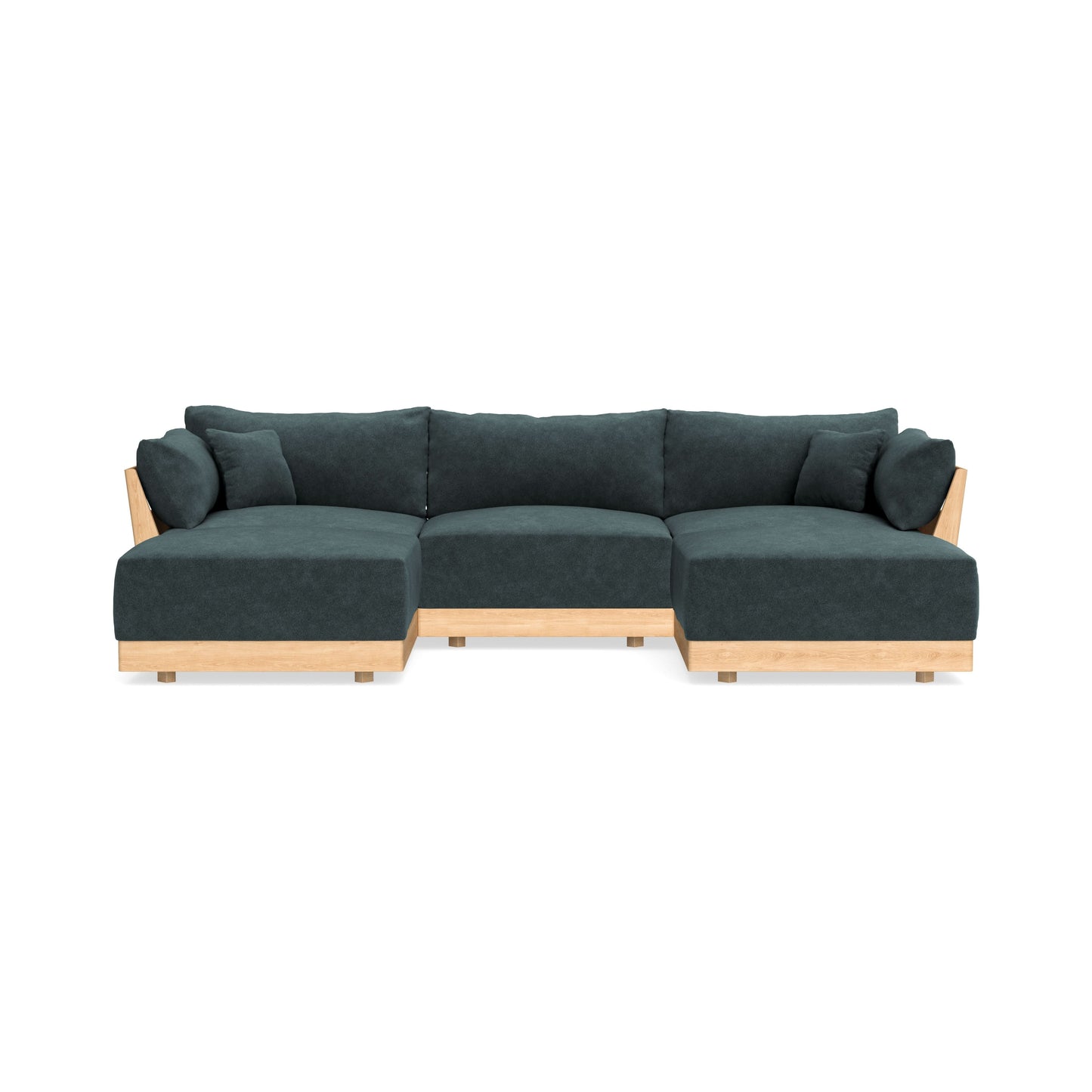 Slipcover Only - Modular Bondi 3-Seater U-Sectional in Nightfall