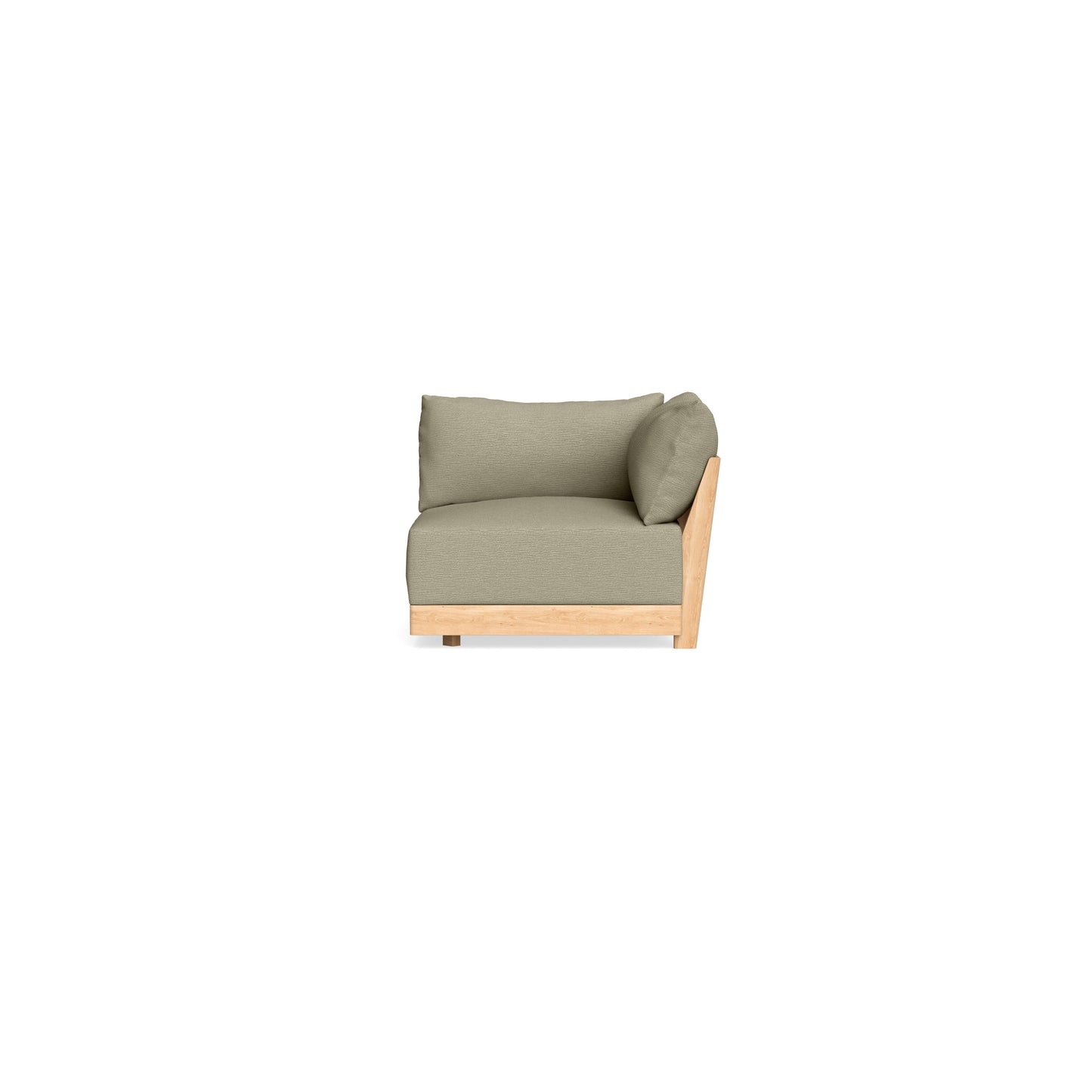 Modular Bondi Latte Corner Chair in Cappuccino | Classic Blend