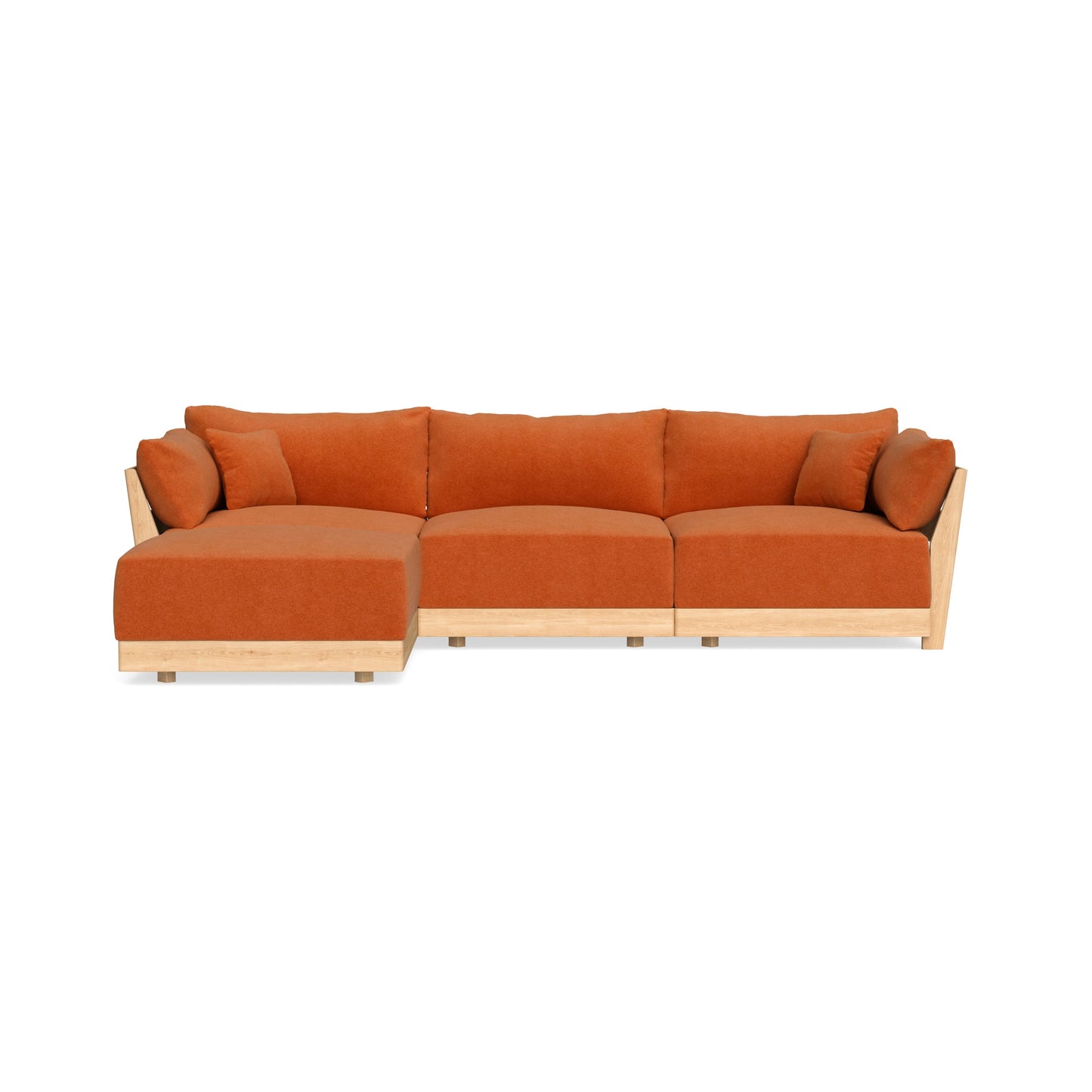 Slipcover Only - Modular Bondi 3-Seater Sectional in Terracotta