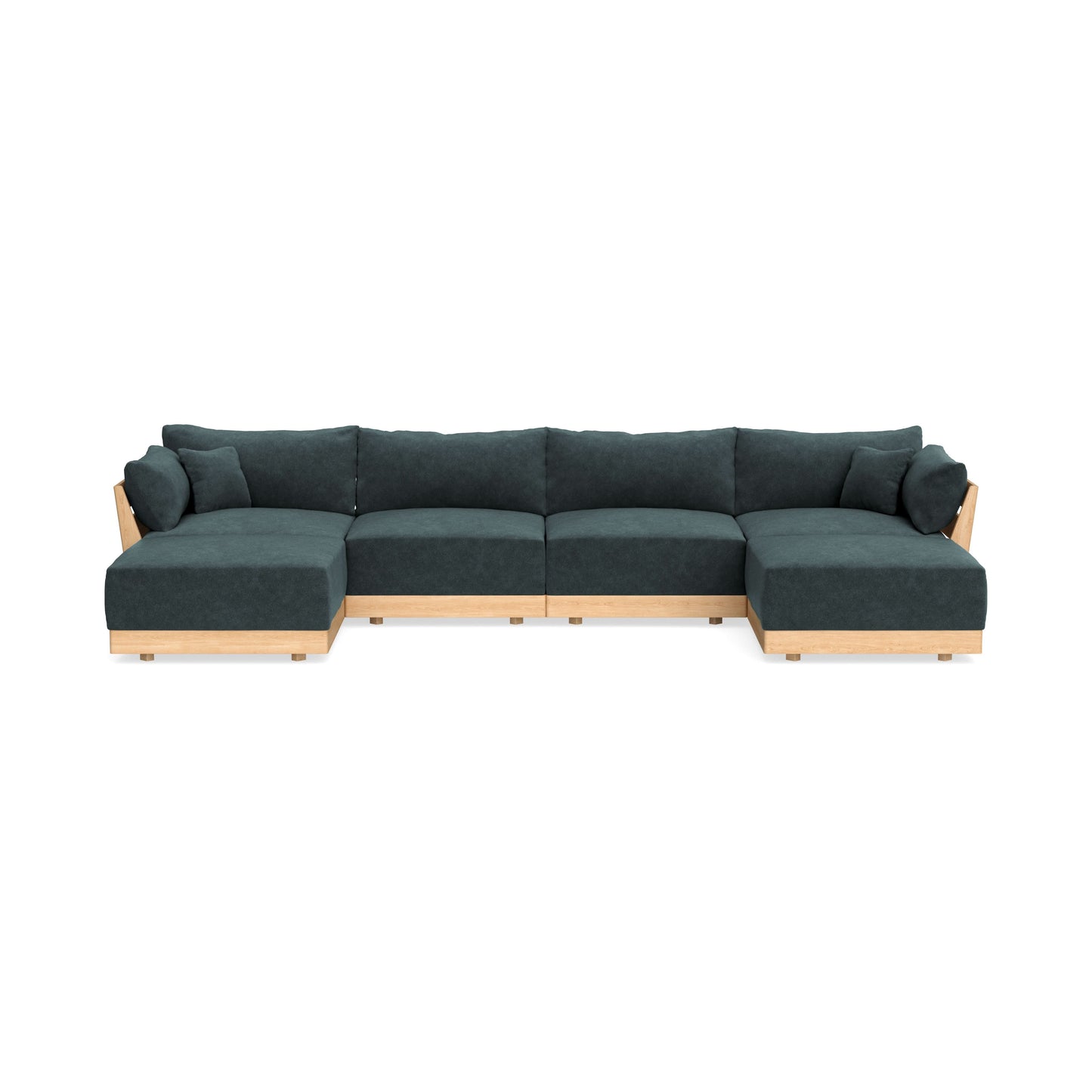Slipcover Only - Modular Bondi 4-Seater U-Sectional in Nightfall