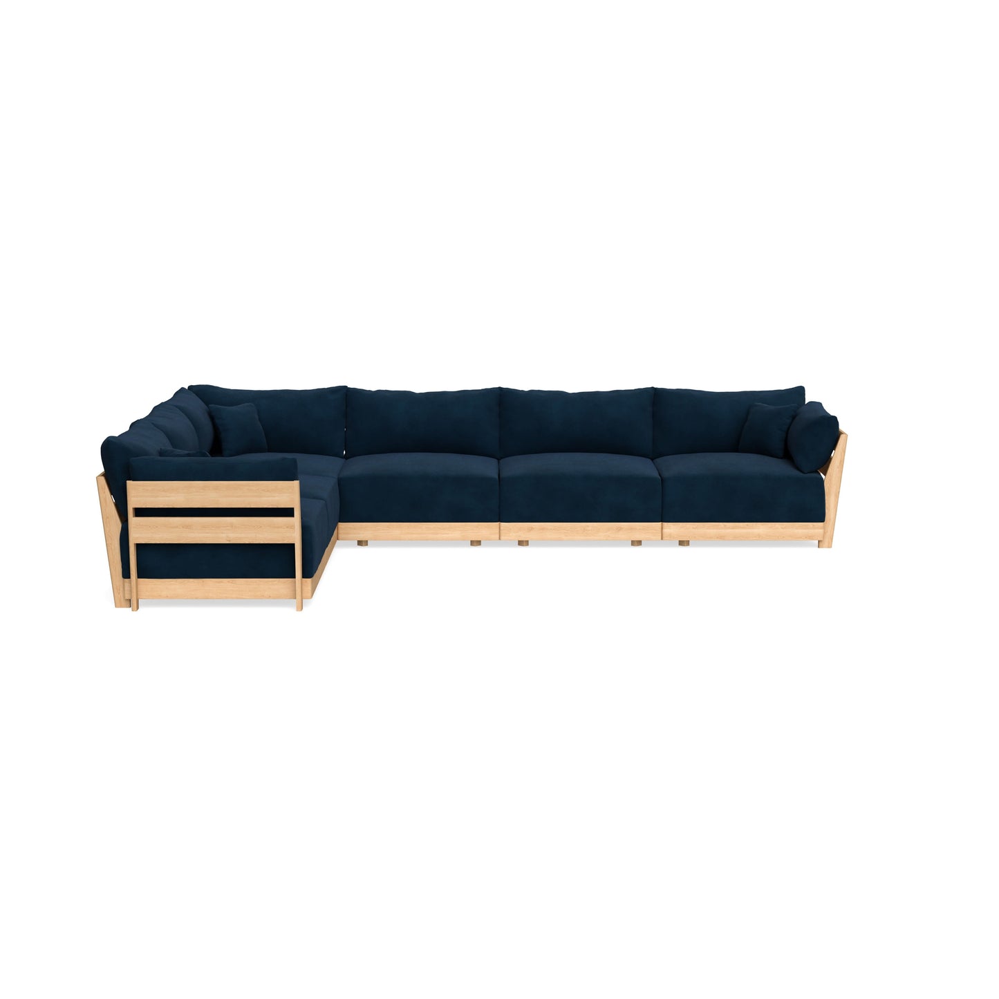 Slipcover Only - Modular Bondi 6-Seater Corner Sectional in Royal Blue