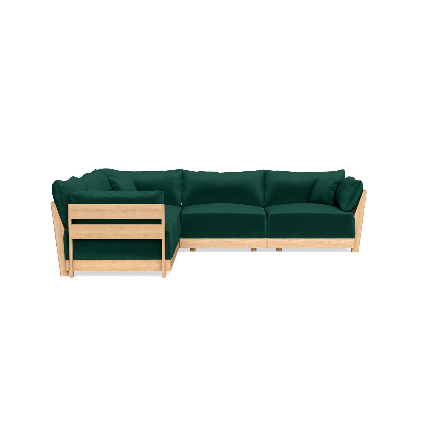 Slipcover Only - Modular Bondi 5-Seater Corner Sectional in Evergreen