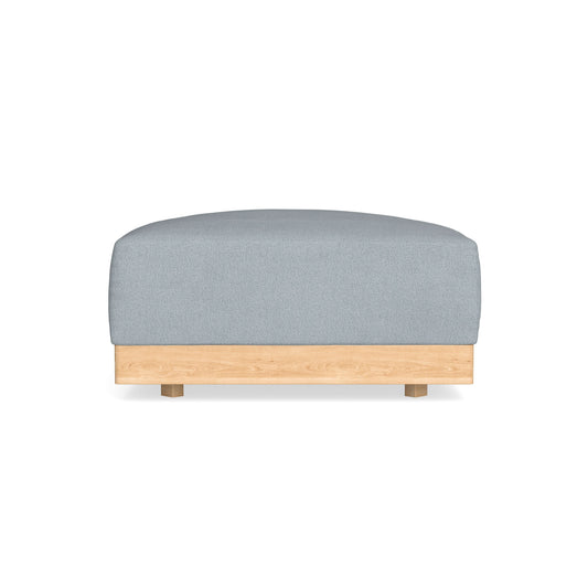 Modular Bondi Latte Ottoman in Ash | Memory Foam Blend