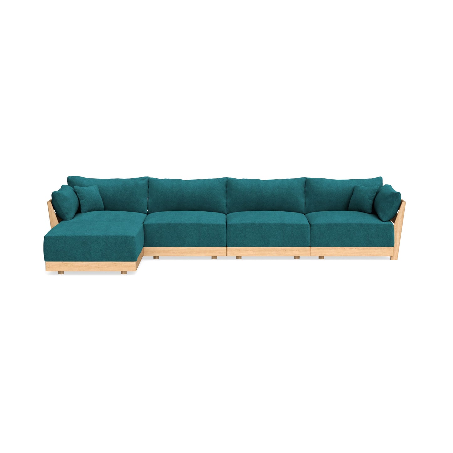 Slipcover Only - Modular Bondi 4-Seater Sectional in Ocean