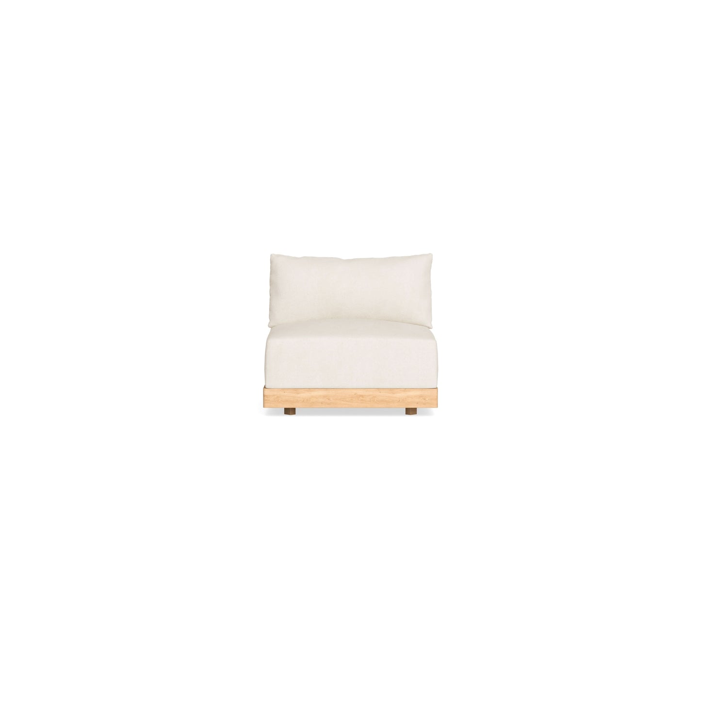 Slipcover Only - Modular Bondi Armless Chair in Powder