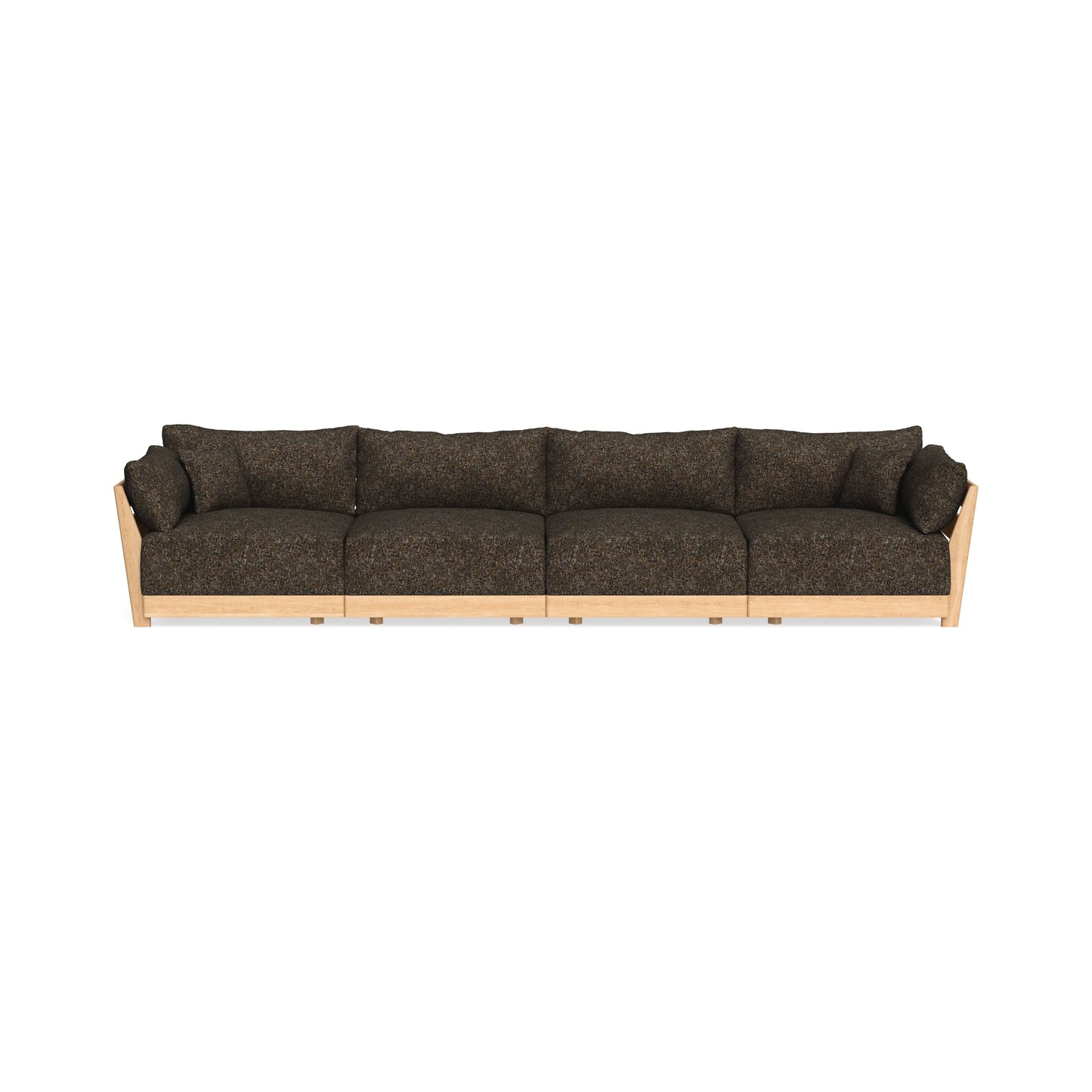 Modular Bondi Latte 4-Seater Sofa in Phantom | Classic Blend