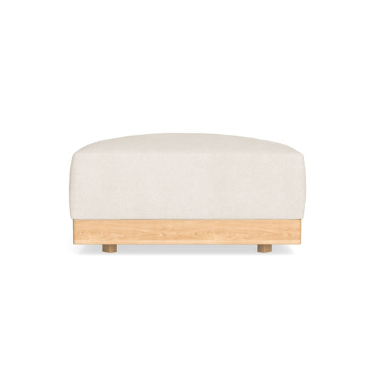 Modular Bondi Latte Ottoman in Powder | Memory Foam Blend
