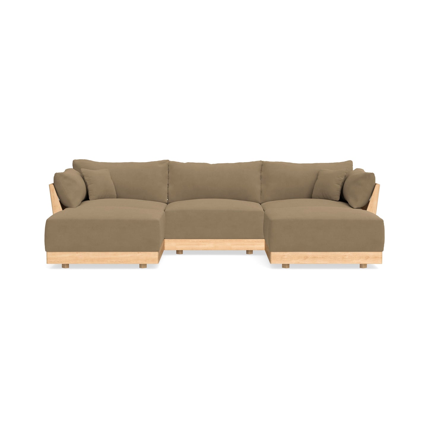 Slipcover Only - Modular Bondi 3-Seater U-Sectional in Macchiato