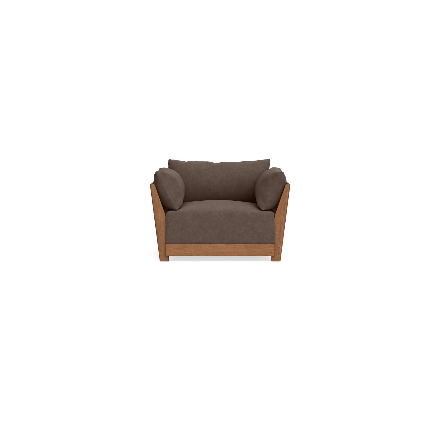 Modular Bondi Espresso Armchair in Chocolate | Memory Foam Blend