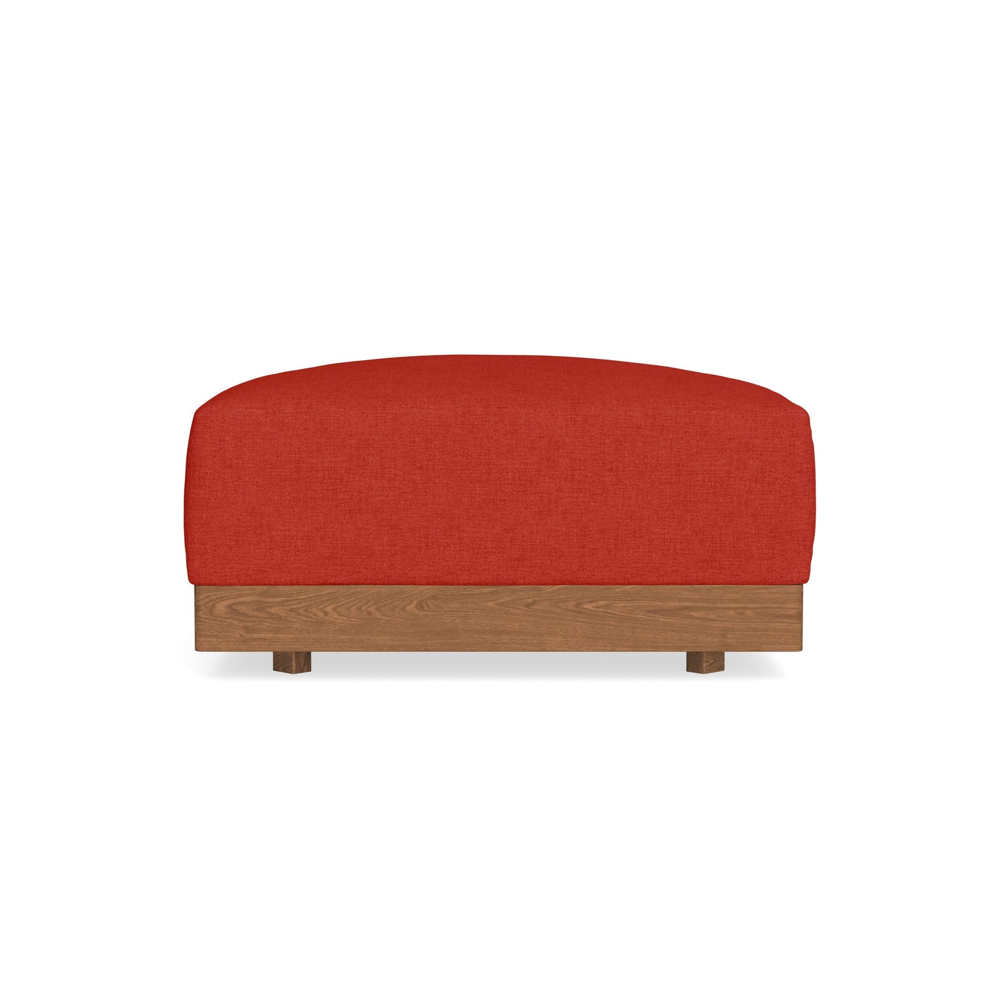 Modular Bondi Espresso Ottoman in Cayenne | Classic Blend