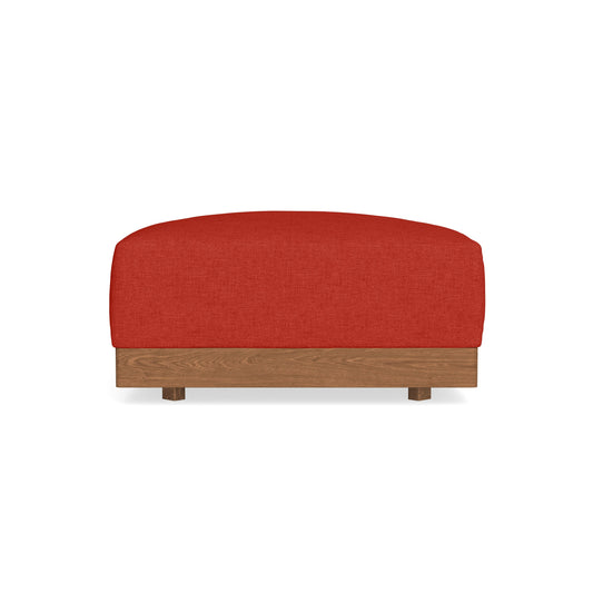 Modular Bondi Espresso Ottoman in Cayenne | Classic Blend
