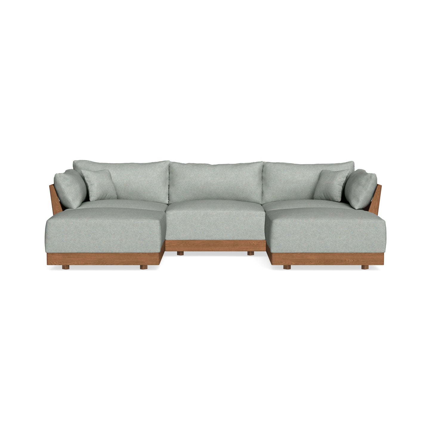 Modular Bondi Espresso 3-Seater U-Sectional in Spa | Classic Blend