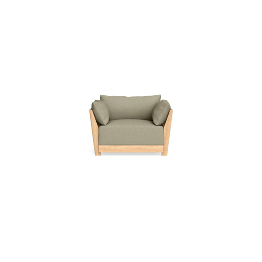Modular Bondi Latte Armchair in Cappuccino | Memory Foam Blend