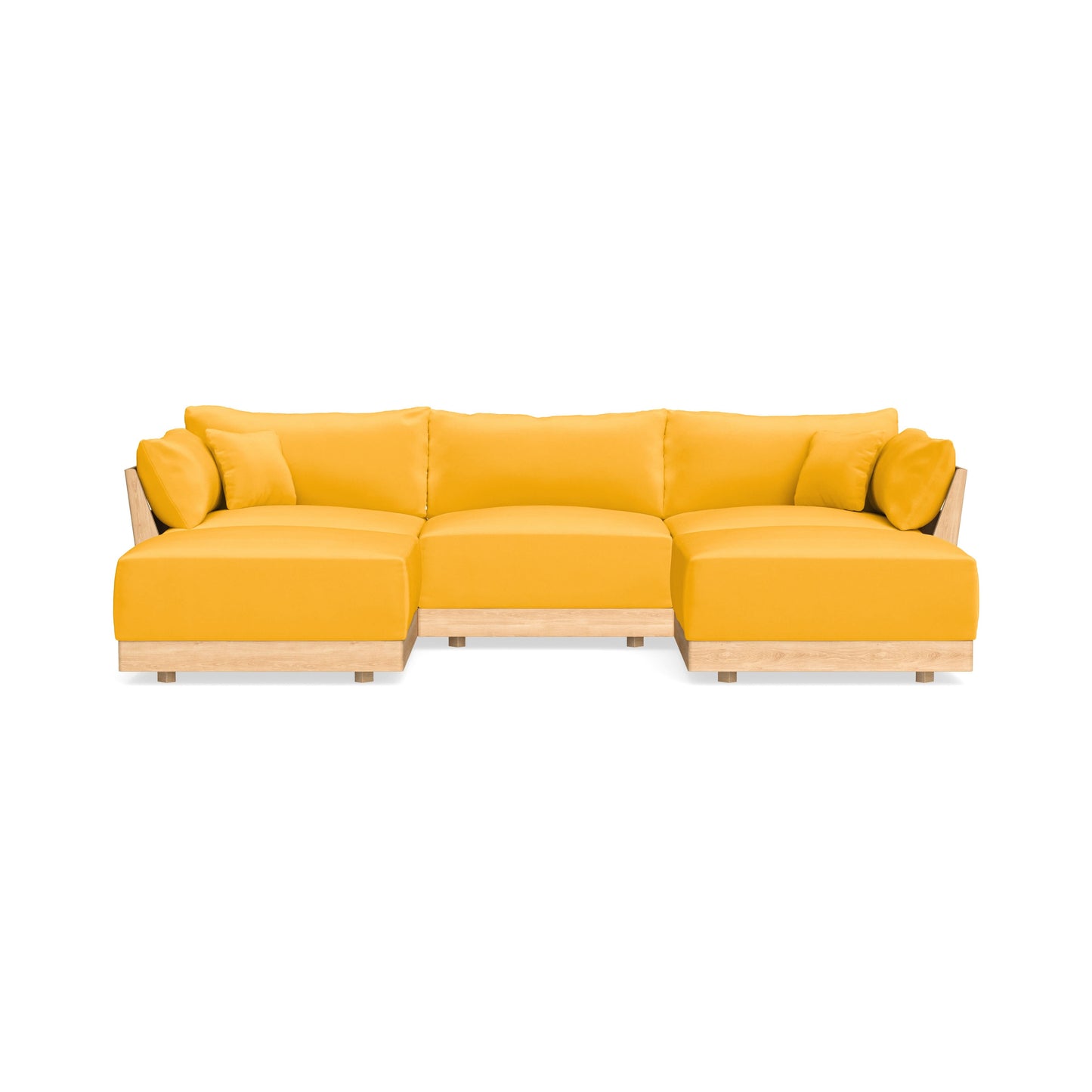 Slipcover Only - Modular Bondi 3-Seater U-Sectional in Marigold