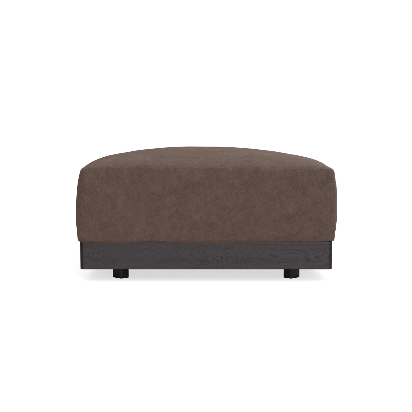 Modular Bondi Black Ottoman in Chocolate | Classic Blend