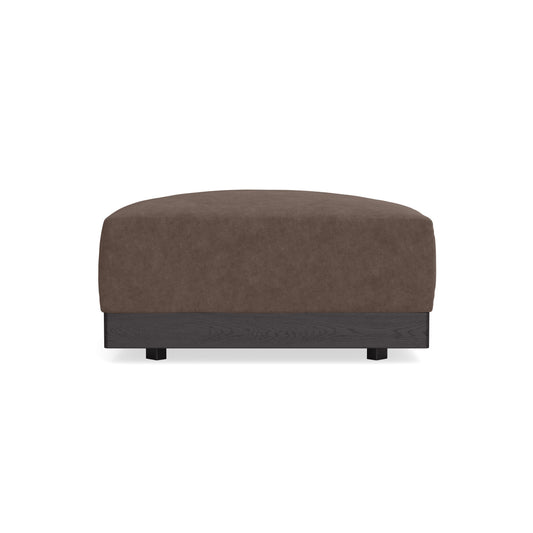 Modular Bondi Black Ottoman in Chocolate | Classic Blend