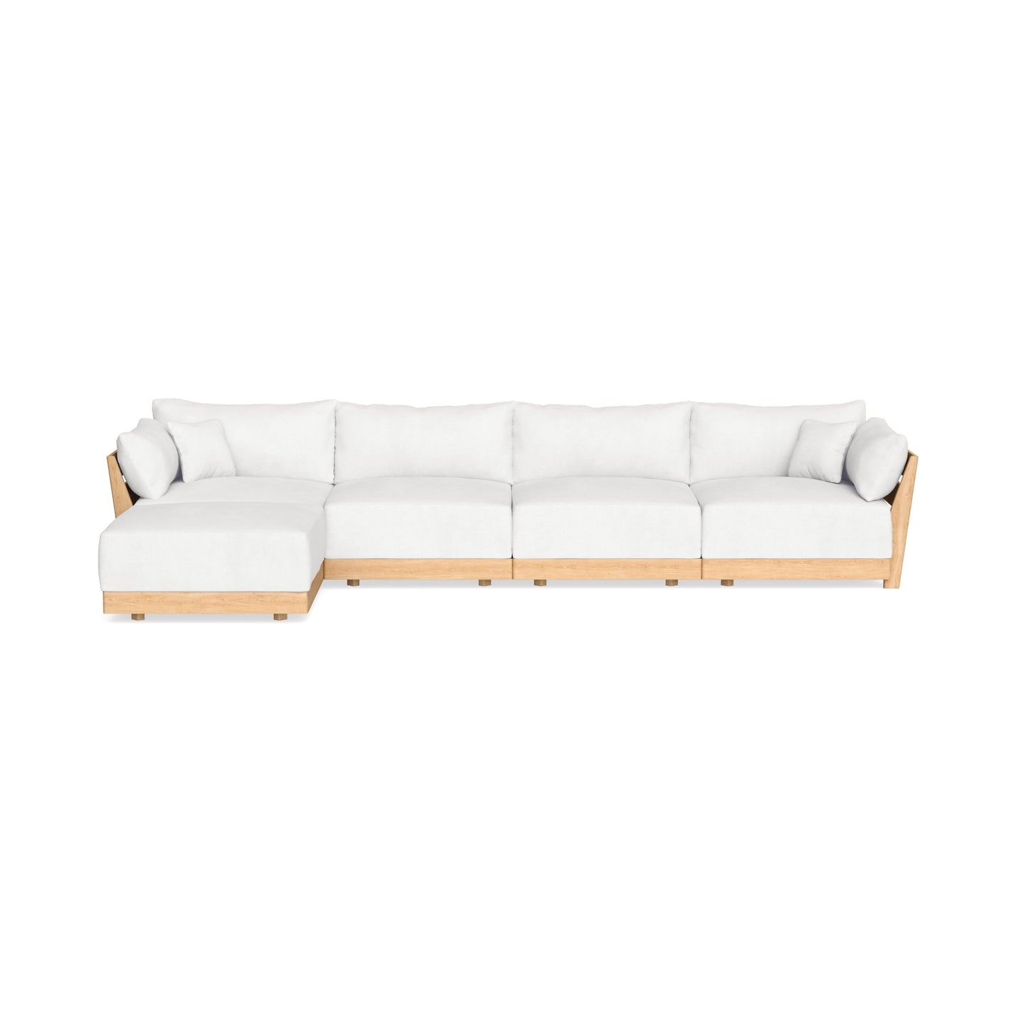 Slipcover Only - Modular Bondi 4-Seater Sectional in Snow