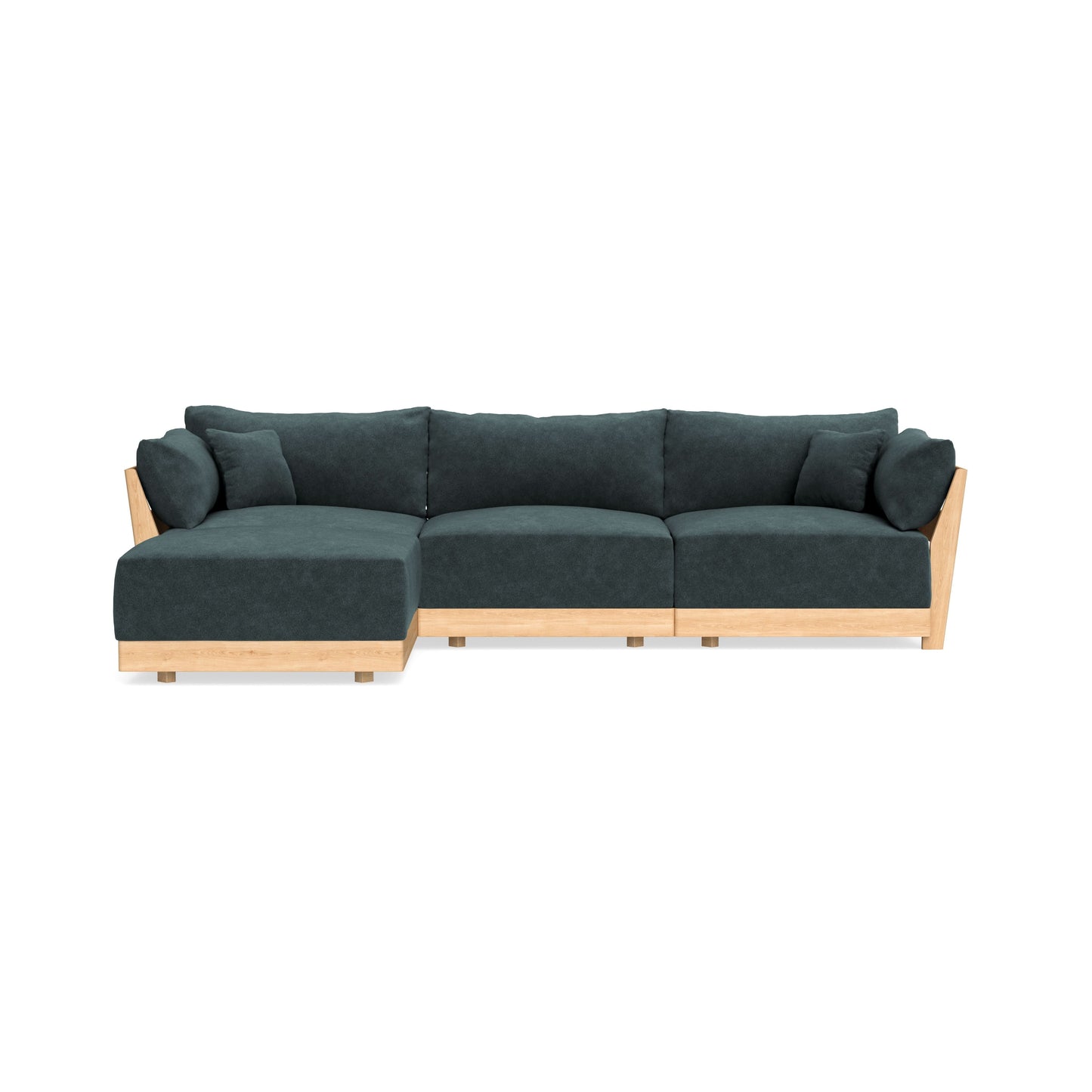 Slipcover Only - Modular Bondi 3-Seater Sectional in Nightfall