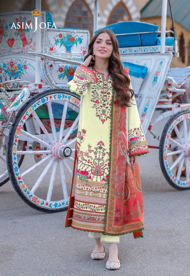 AJPL-06 PRINTED ARABIC LAWN 3 PCS