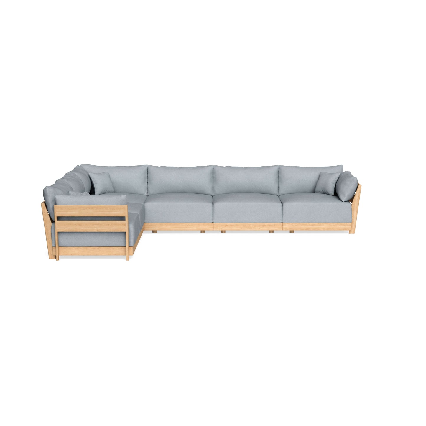 Slipcover Only - Modular Bondi 6-Seater Corner Sectional in Ash