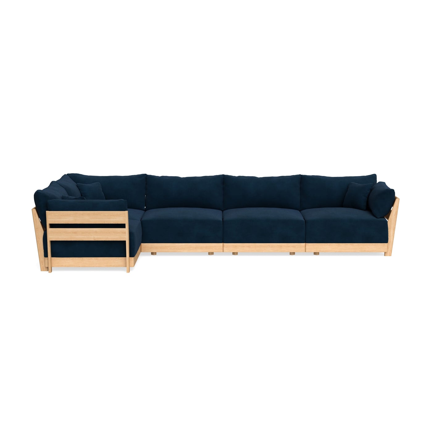 Slipcover Only - Modular Bondi 5-Seater L-Sectional in Royal Blue
