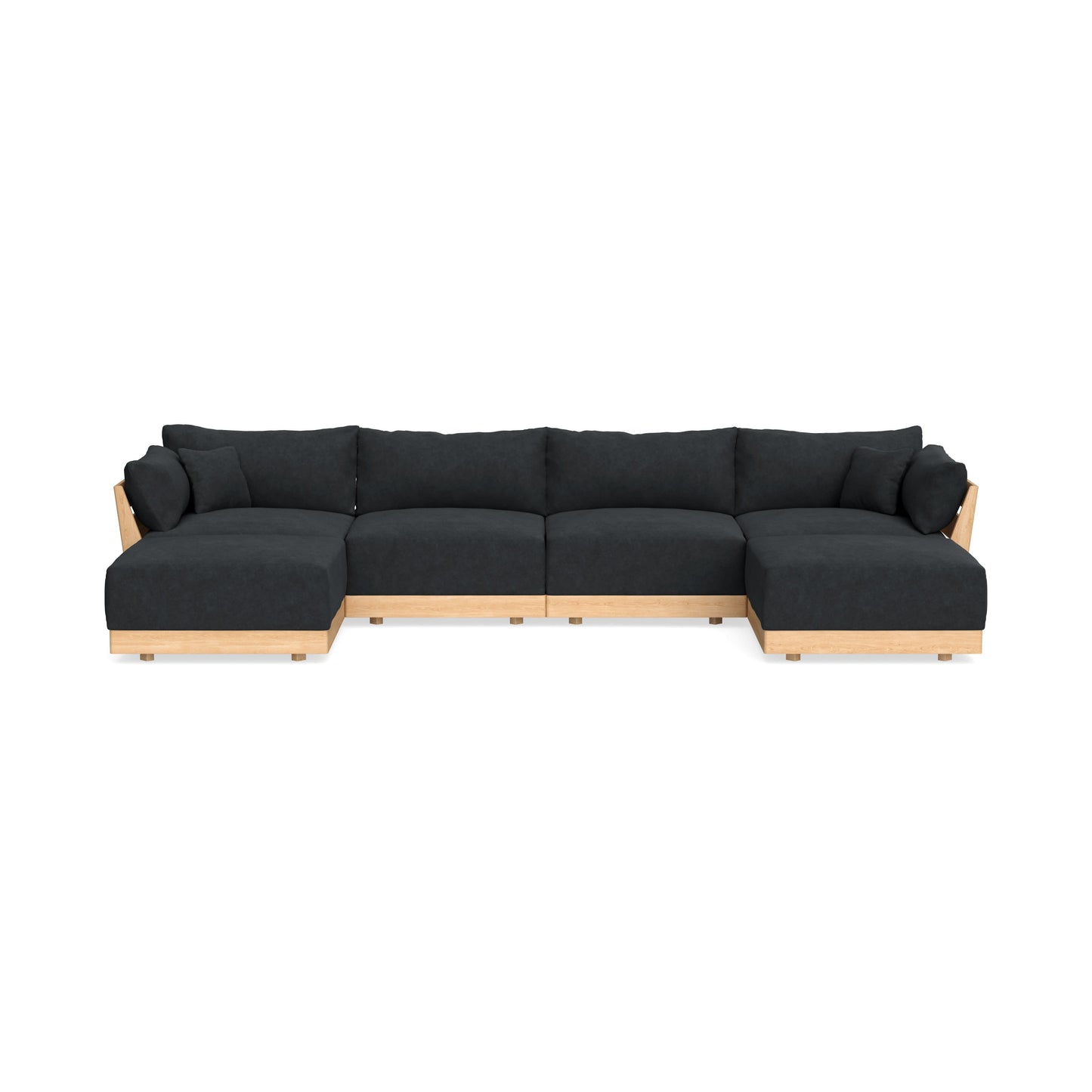 Slipcover Only - Modular Bondi 4-Seater U-Sectional in Coal