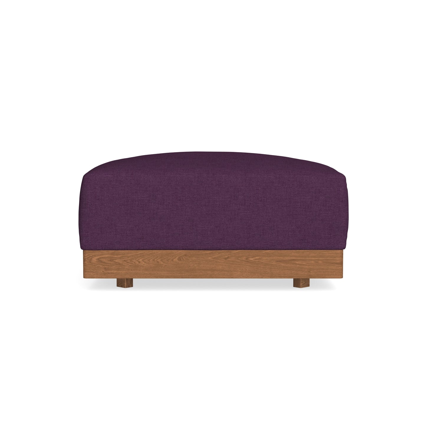 Modular Bondi Espresso Ottoman in Aubergine | Classic Blend