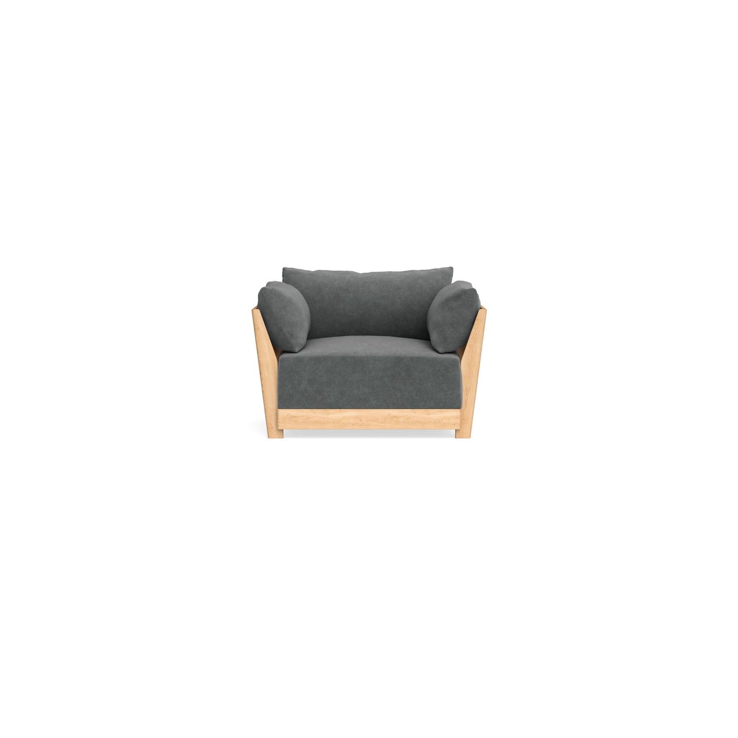 Slipcover Only - Modular Bondi Armchair in Chimney Gray