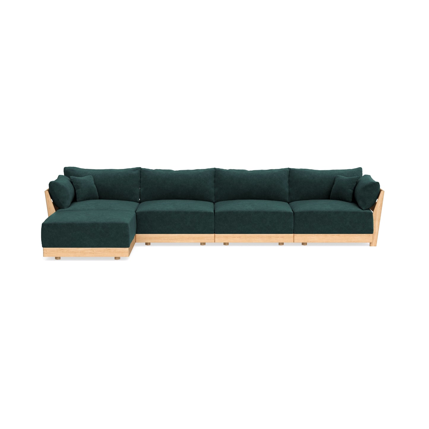 Slipcover Only - Modular Bondi 4-Seater Sectional in Harbor Blue