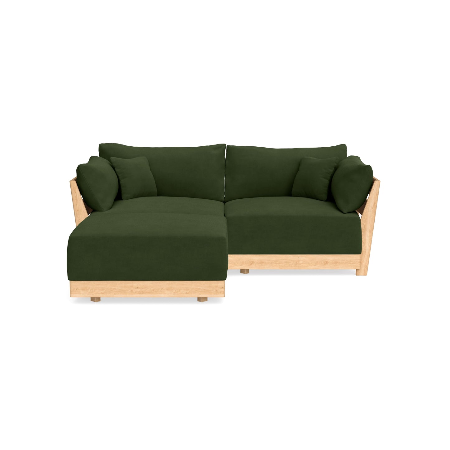 Slipcover Only - Modular Bondi 2-Seater Sectional in Tuscan Green