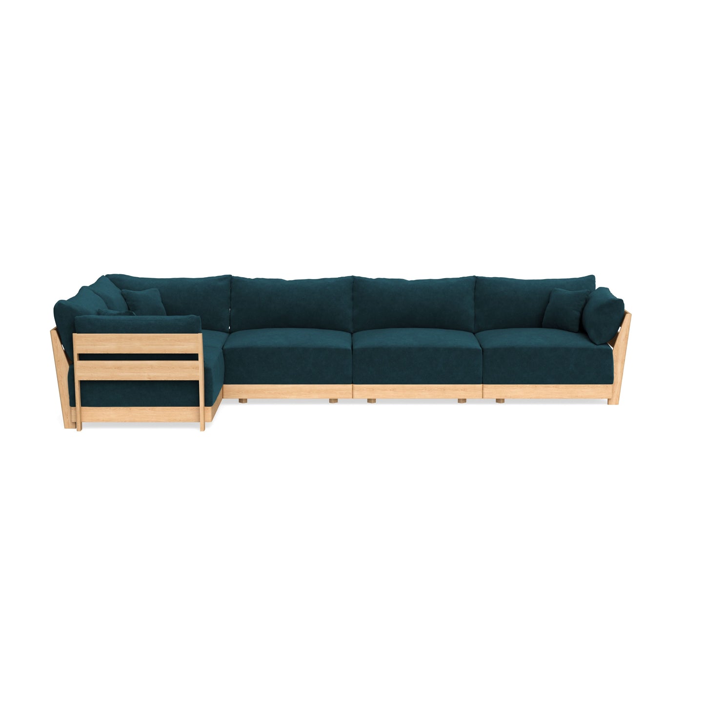 Slipcover Only - Modular Bondi 5-Seater L-Sectional in Indigo