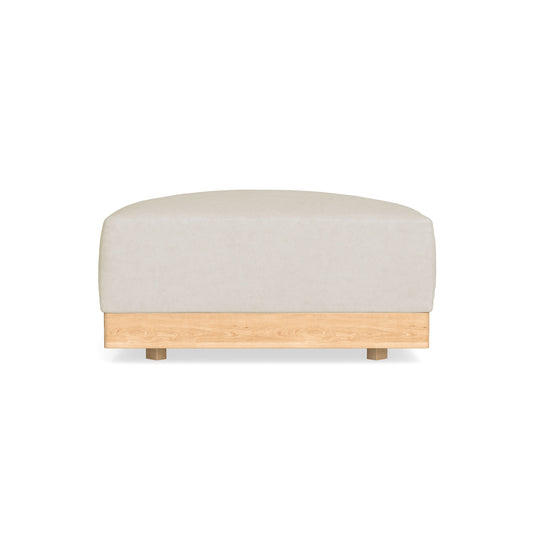 Modular Bondi Latte Ottoman in Mascarpone | Memory Foam Blend
