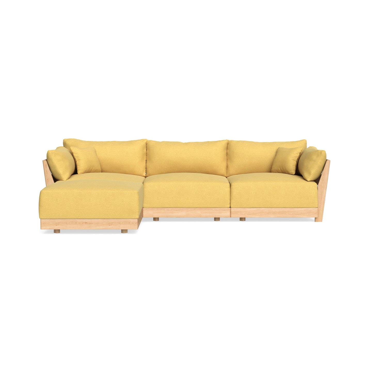 Slipcover Only - Modular Bondi 3-Seater Sectional in Goldenrod