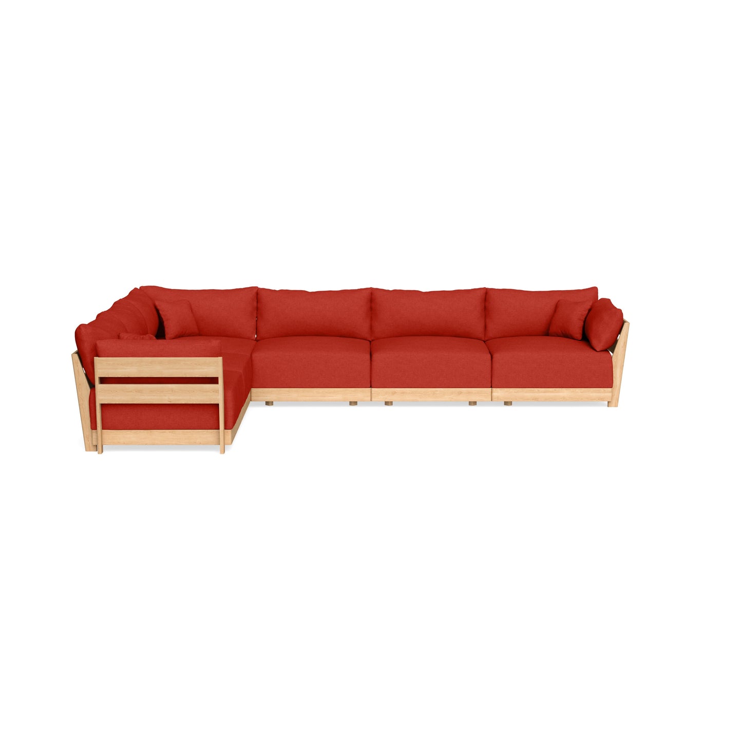 Slipcover Only - Modular Bondi 6-Seater Corner Sectional in Cayenne