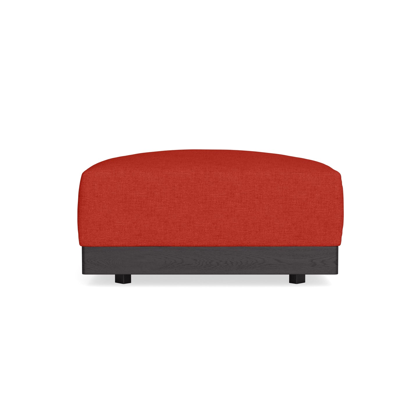 Modular Bondi Black Ottoman in Cayenne | Classic Blend
