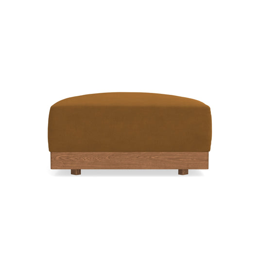 Modular Bondi Espresso Ottoman in Cognac | Classic Blend
