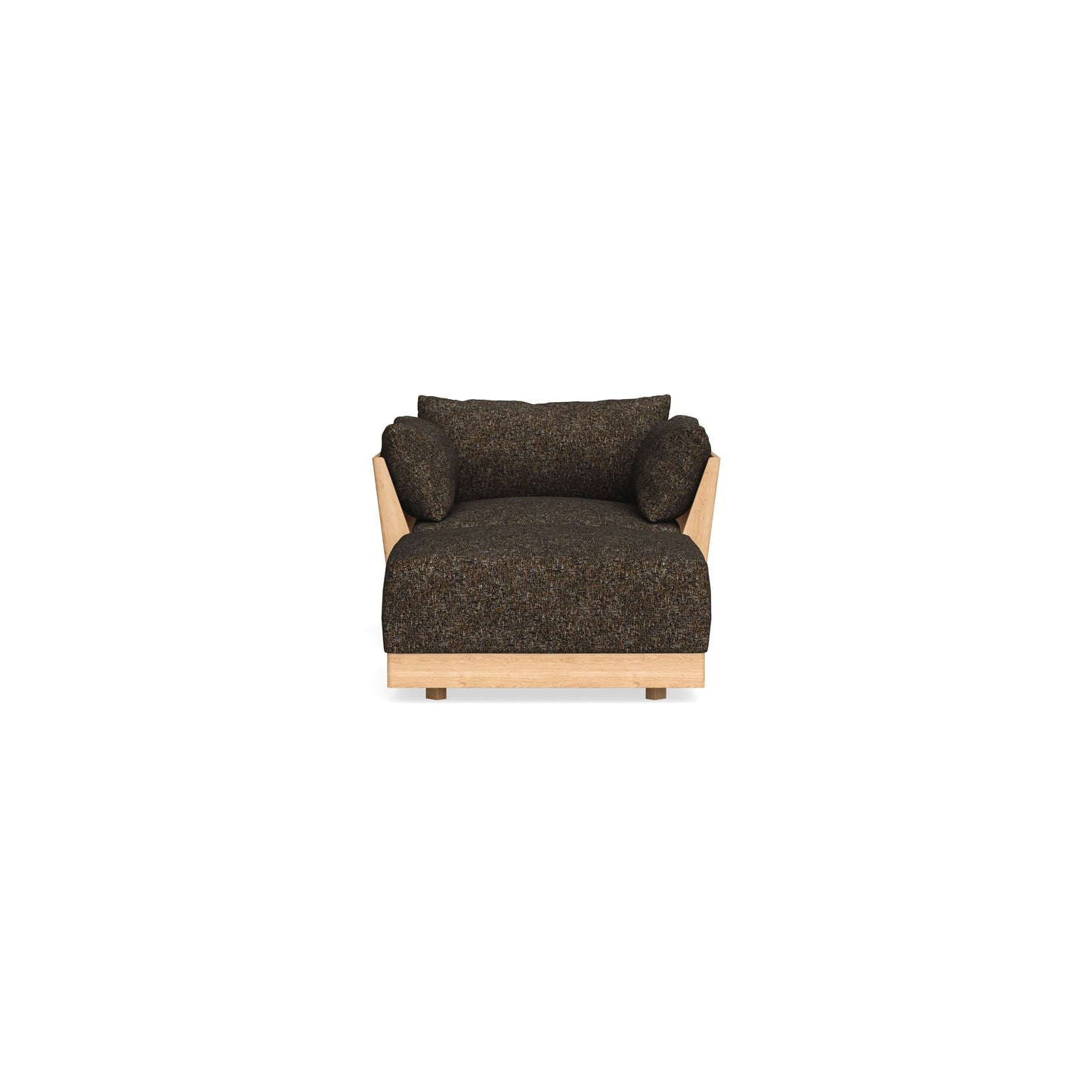 Slipcover Only - Modular Bondi Armchair + Ottoman in Phantom