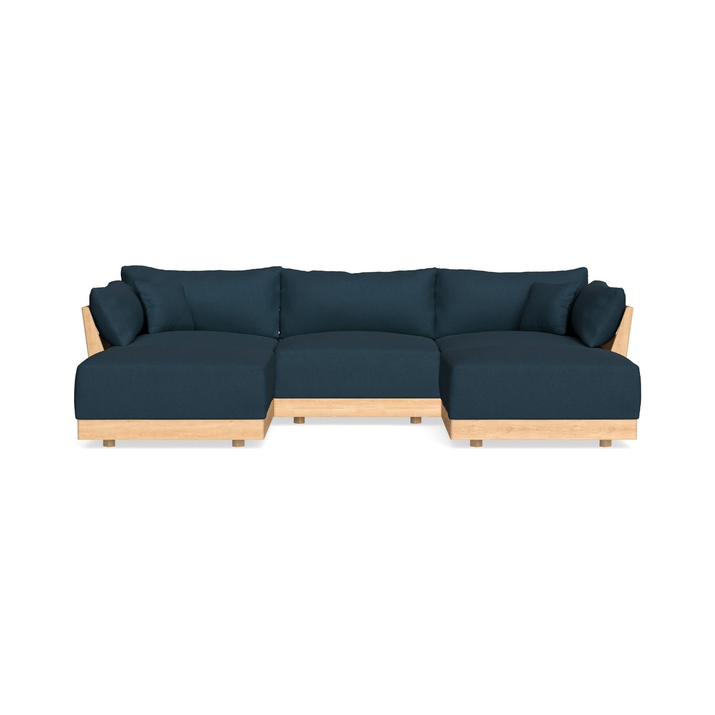 Slipcover Only - Modular Bondi 3-Seater U-Sectional in Navy Blue