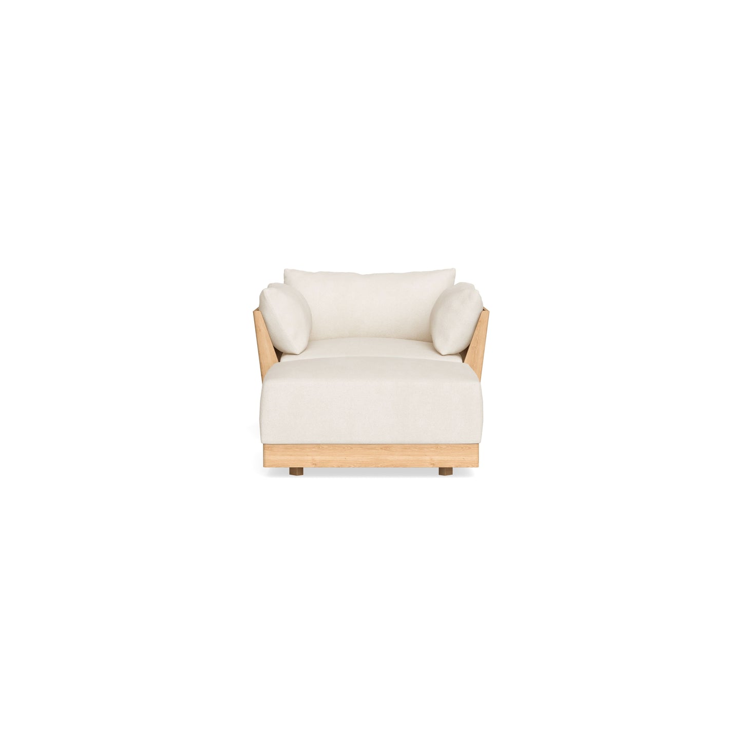 Slipcover Only - Modular Bondi Armchair + Ottoman in Powder