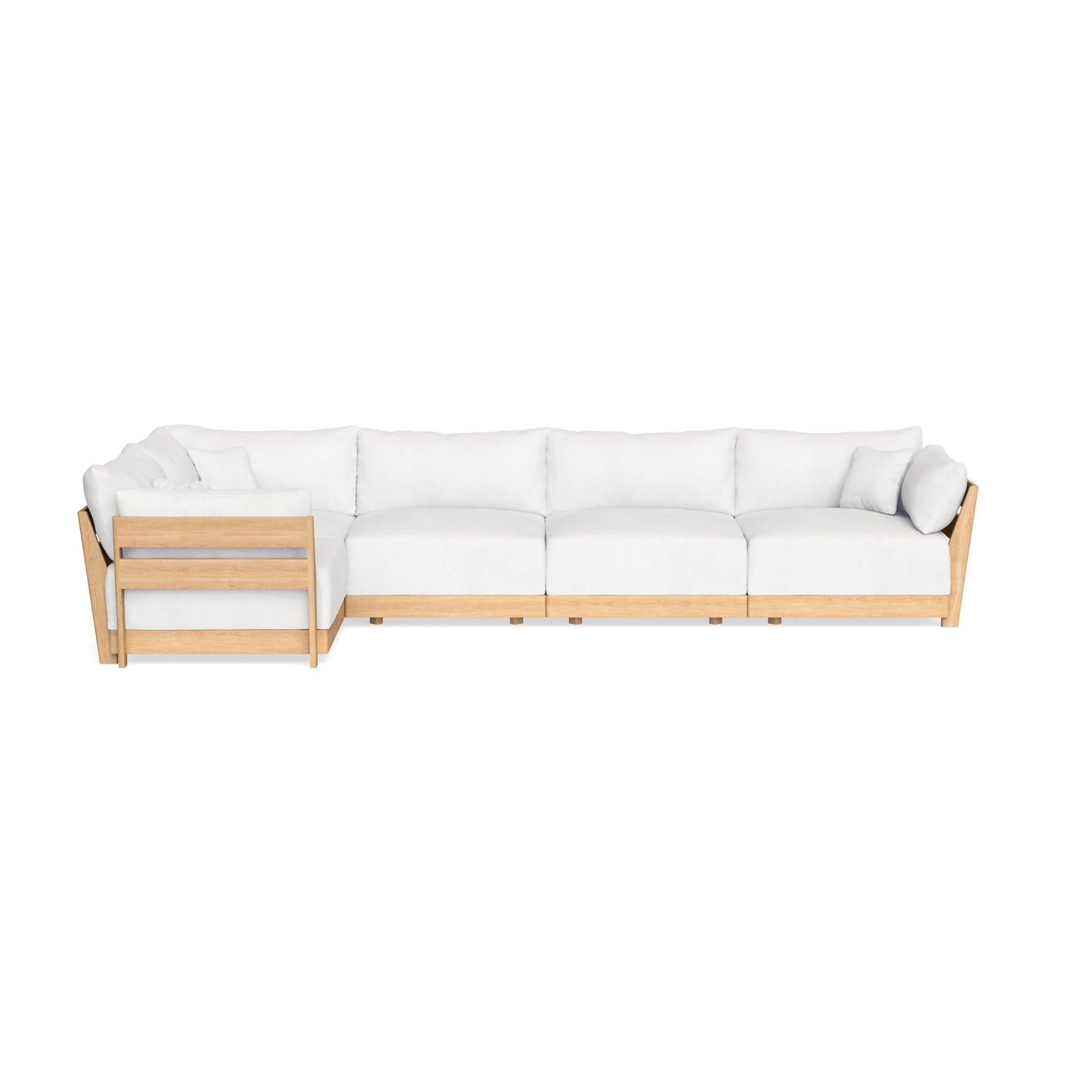 Slipcover Only - Modular Bondi 5-Seater L-Sectional in Snow