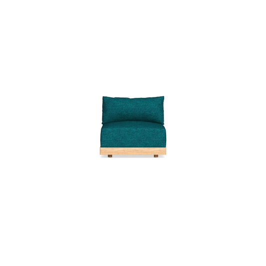 Slipcover Only - Modular Bondi Armless Chair in Marine Teal