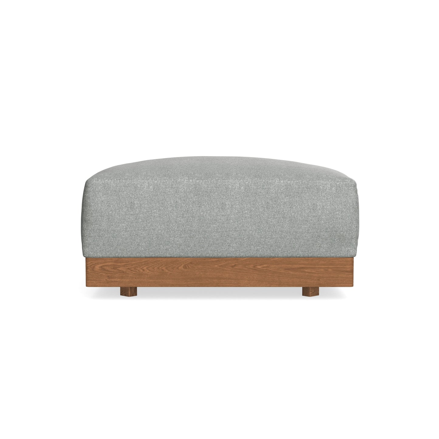Modular Bondi Espresso Ottoman in Storm Gray | Classic Blend