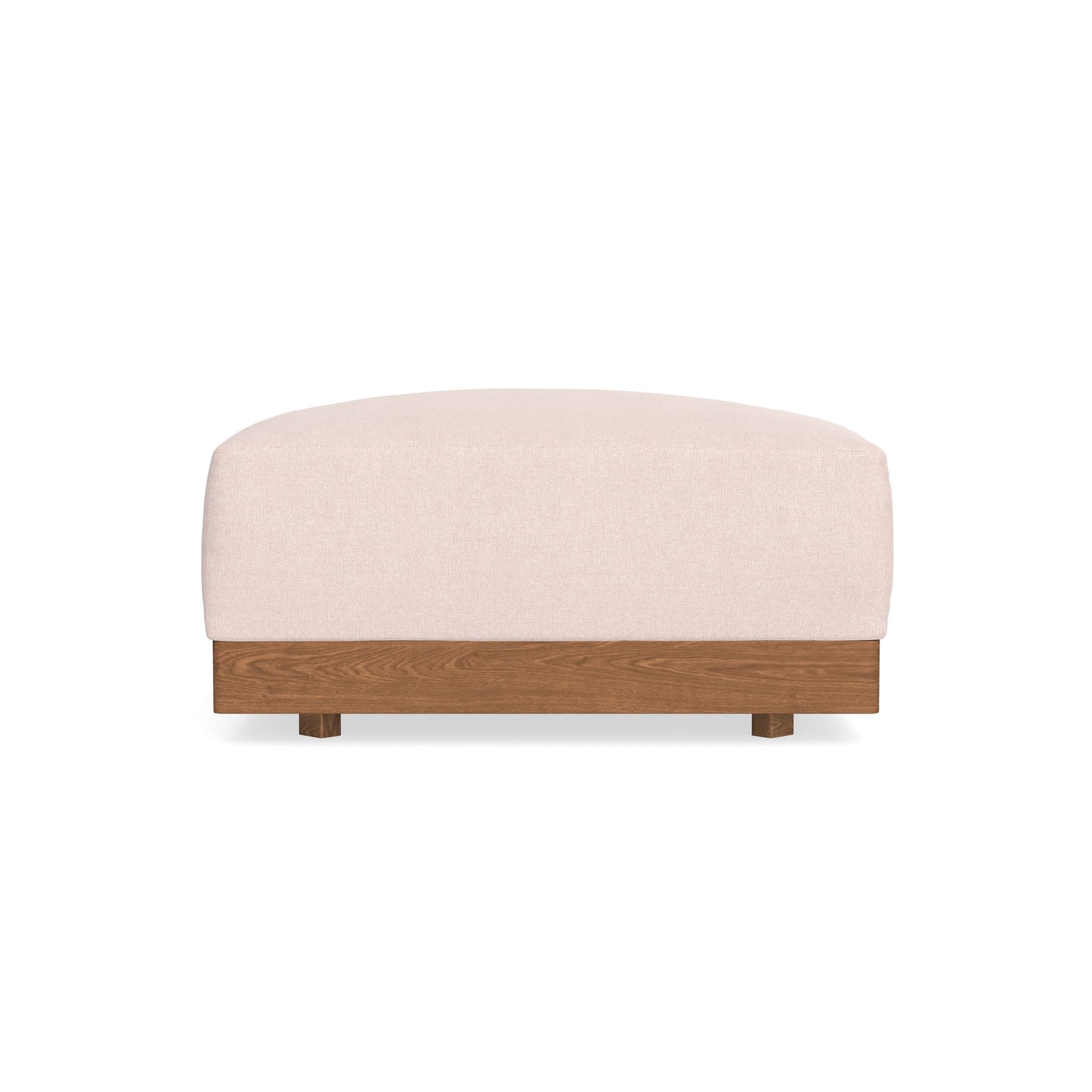 Modular Bondi Espresso Ottoman in Peony | Memory Foam Blend