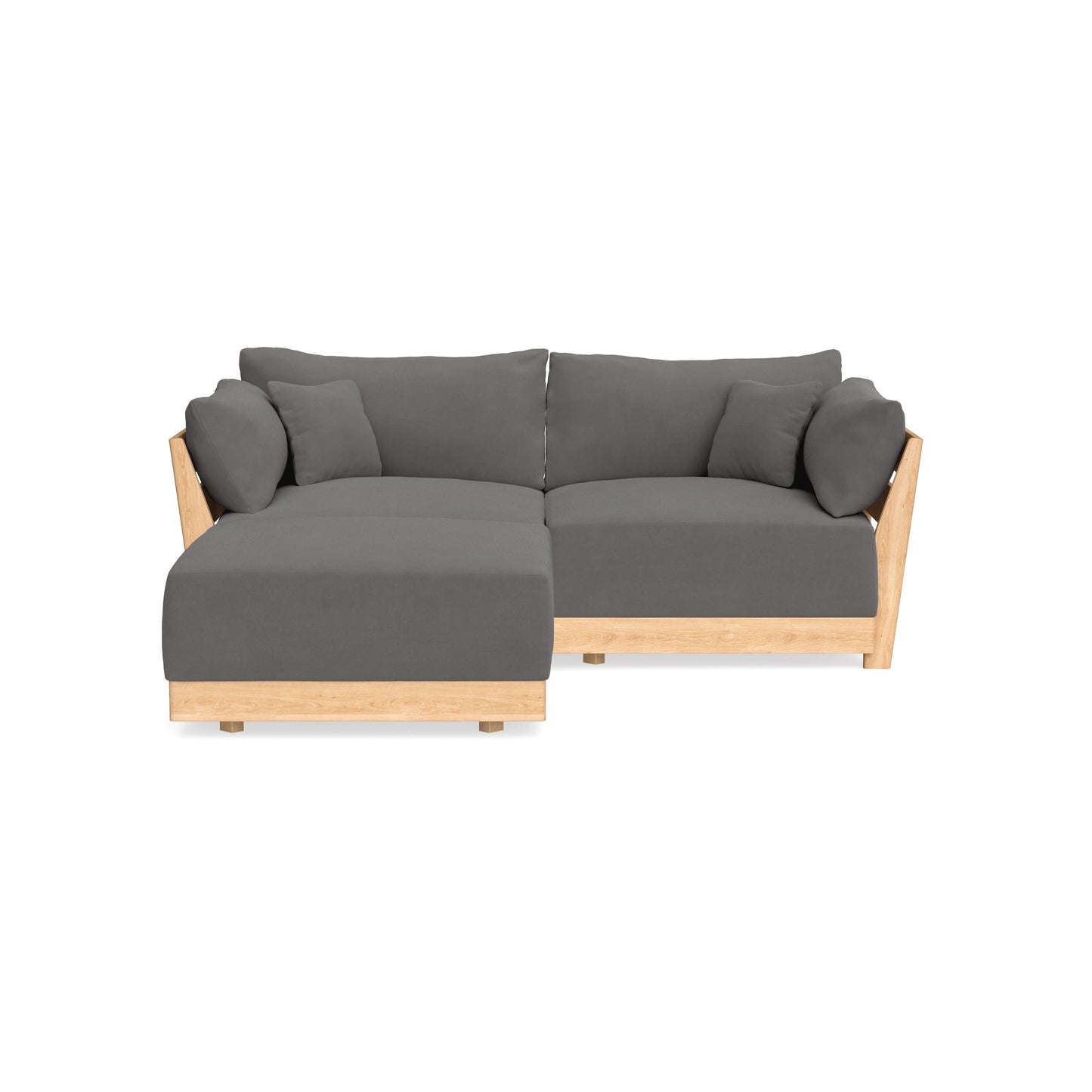 Slipcover Only - Modular Bondi 2-Seater Sectional in Burnt Ember