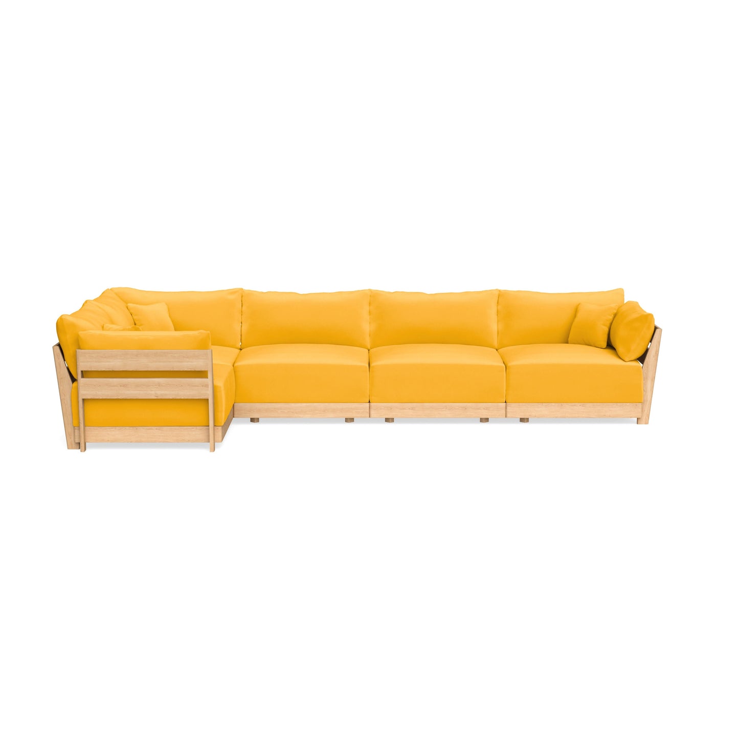 Slipcover Only - Modular Bondi 5-Seater L-Sectional in Marigold